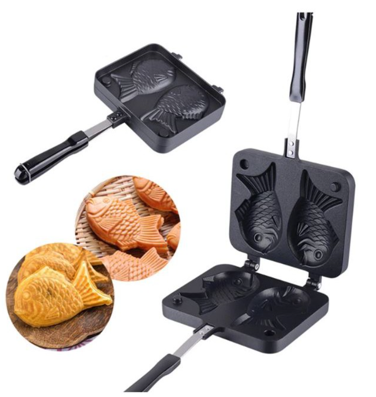 Taiyaki fish pancake waffle pan japanese waffle maker