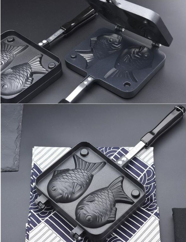 Taiyaki fish pancake waffle pan japanese waffle maker