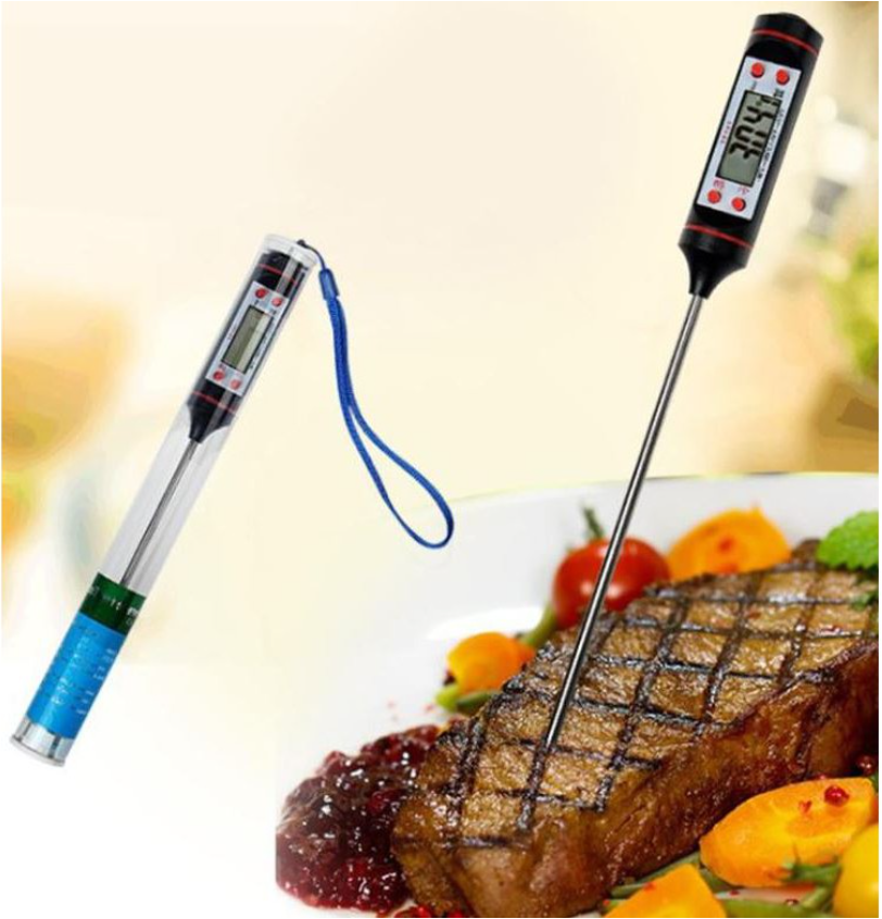 Kitchen thermometer bbq food thermometer temperature probe digital cooking baking candy chocolate thermometer