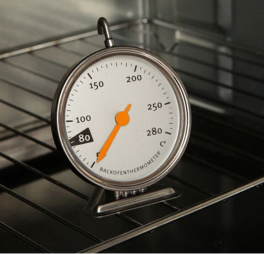 High temperature oven thermometer stainless steel temperature measurement gauge