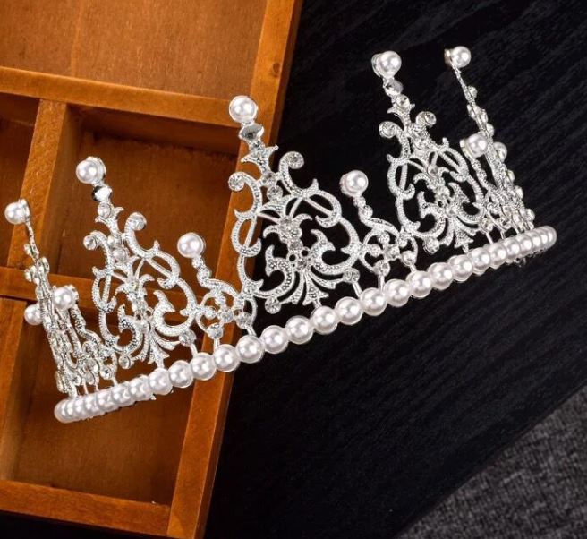 Tiara royal crown for princess cake decorating tool crown topper