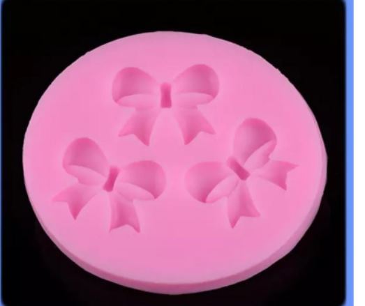 Tiny Ribbon bow silicone mould for cake decorating fondant silicon mold
