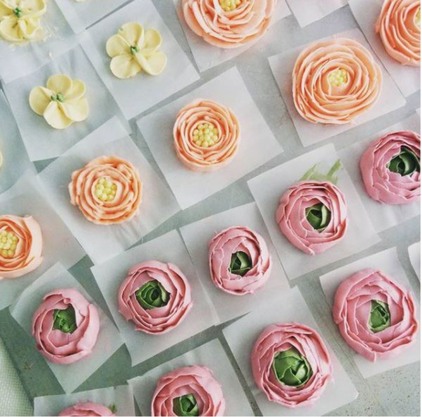 104 103 piping tip rose petal nozzle Korean buttercream flowers piping nozzle 101 102 tip 124