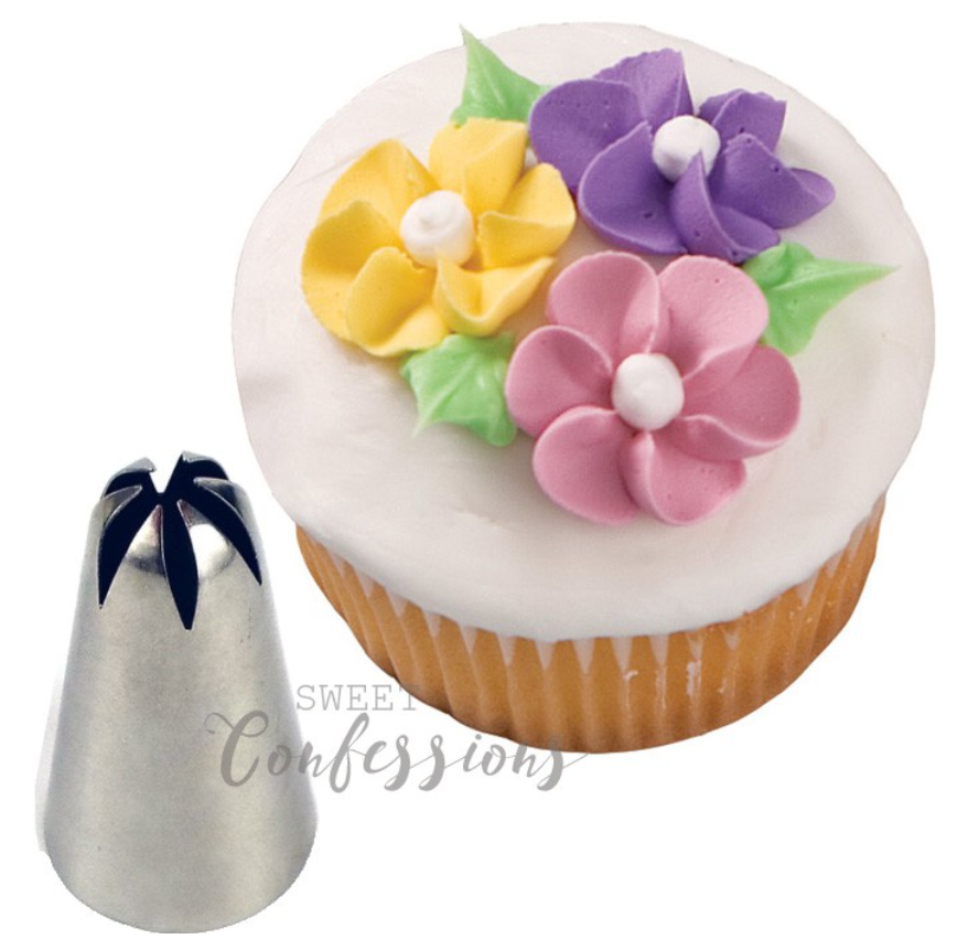 2D piping tip 1M nozzle tip buttercream rose