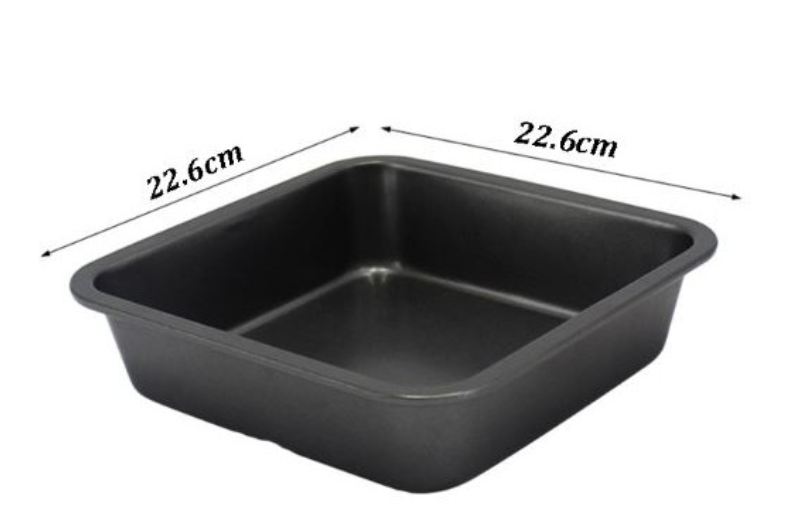 8 inch square baking tray cake bread pizza pan brownie tin lasagna dish