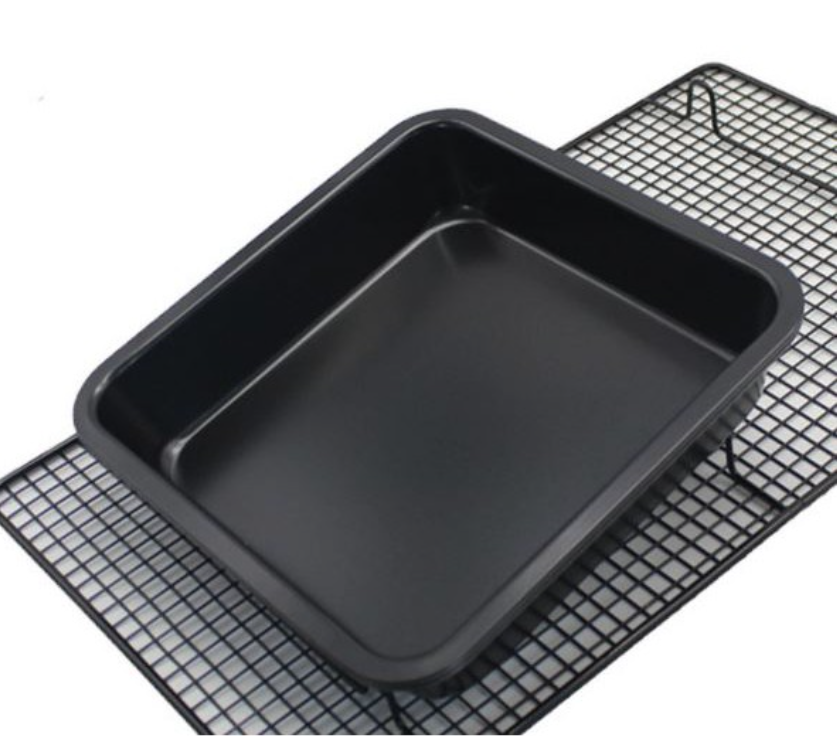 8 inch square baking tray cake bread pizza pan brownie tin lasagna dish