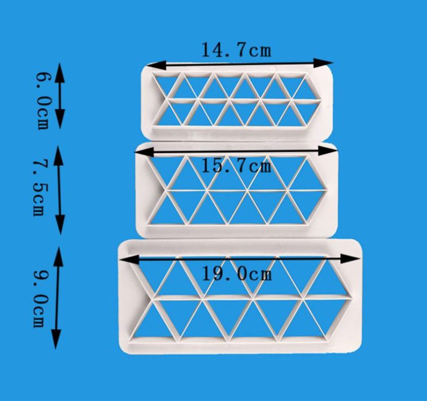 3pcs honeycomb cutter moroccon round scales hexagon triangle rectangle oval square jig saw jigsaw scale arabian