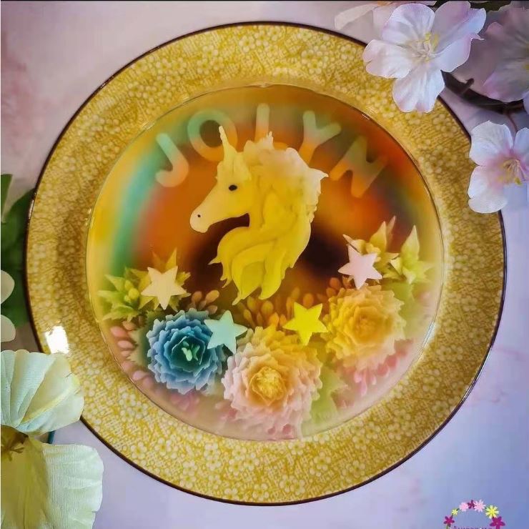 Unicorn silicone mould horse mane cupcake topper unicorns silicon mold
