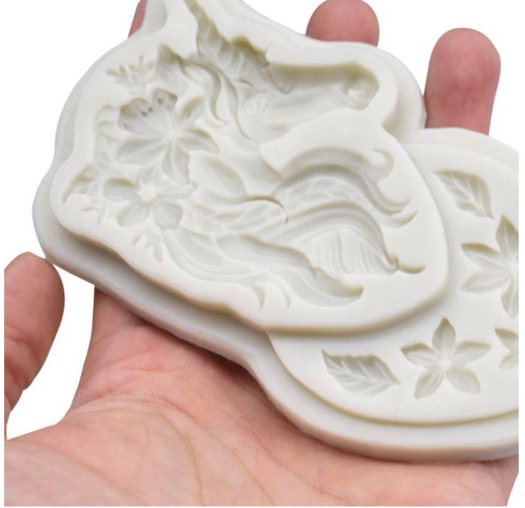 Unicorn silicone mould horse mane cupcake topper unicorns silicon mold