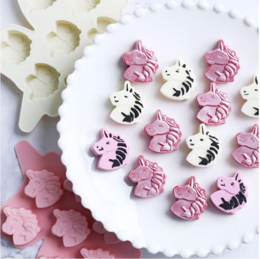 Unicorn jelly mould silicone chocolate baking mold
