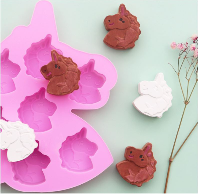 Unicorn jelly mould silicone chocolate baking mold