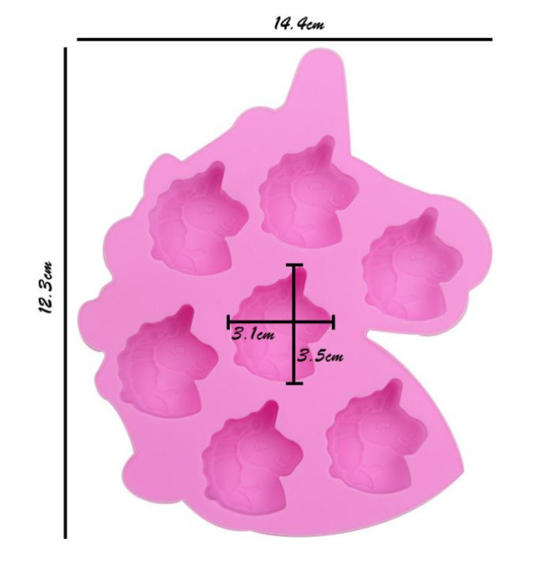 Unicorn jelly mould silicone chocolate baking mold