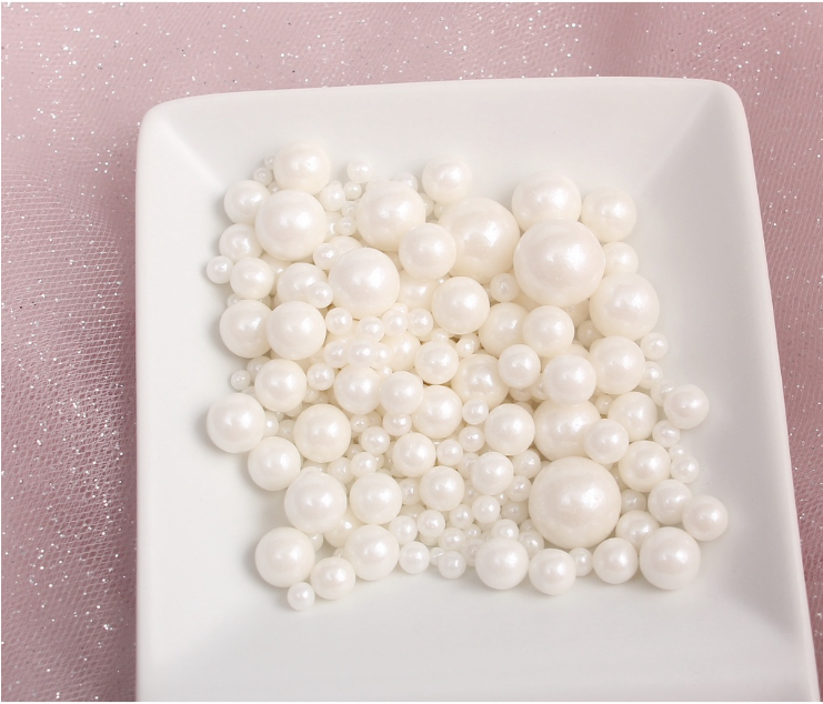 50g / 50ml sprinkles dragees cupcake decoration sugar pearls nonpareils edible glitter ball sprinkle rod